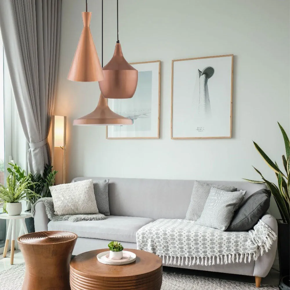 Rose Gold Charming Cluster Metal Ceiling Light (Bulb not included)