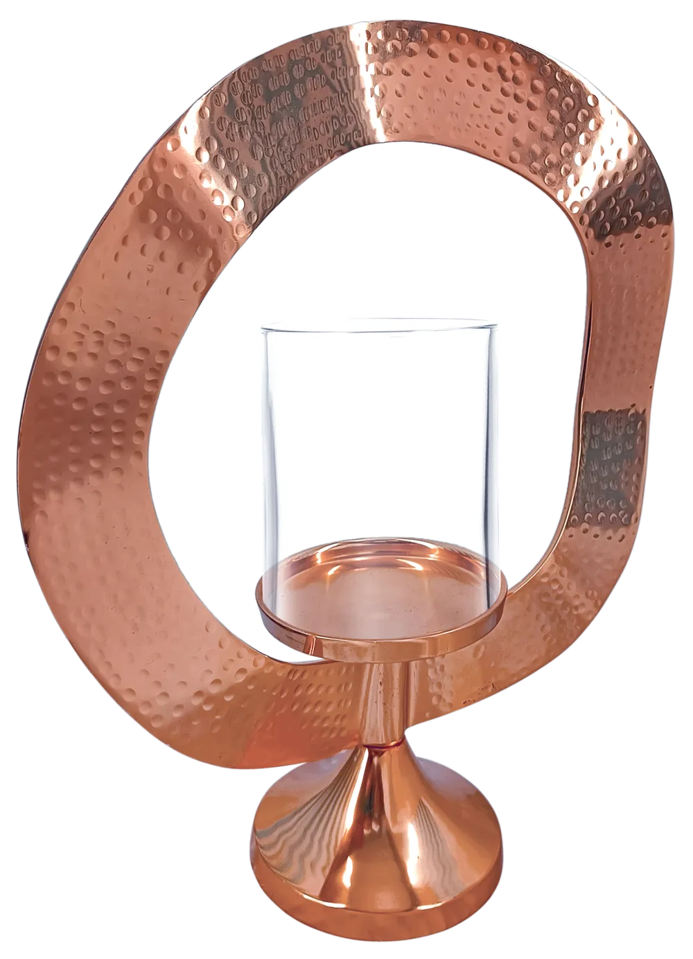 Rose Gold Luxe Shiny Lantern