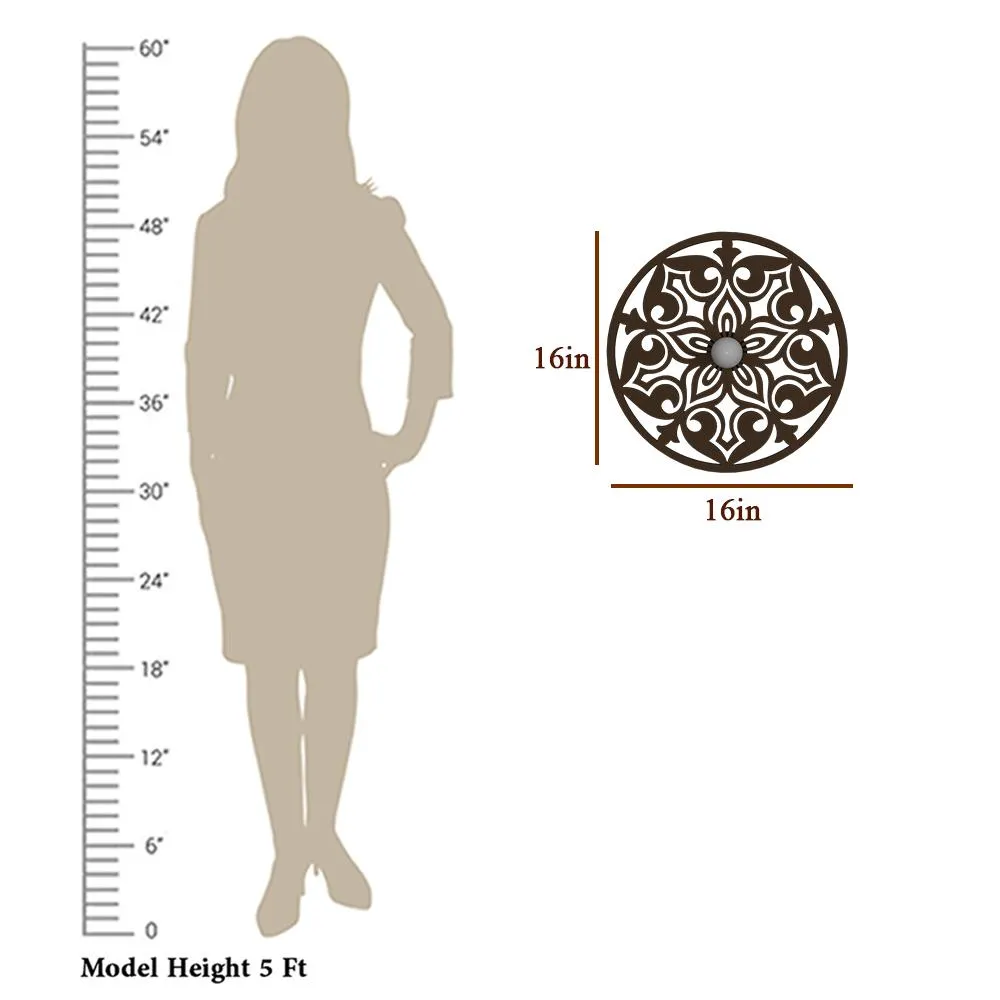 Round Intricate Designer Ceiling Shadow Lamp