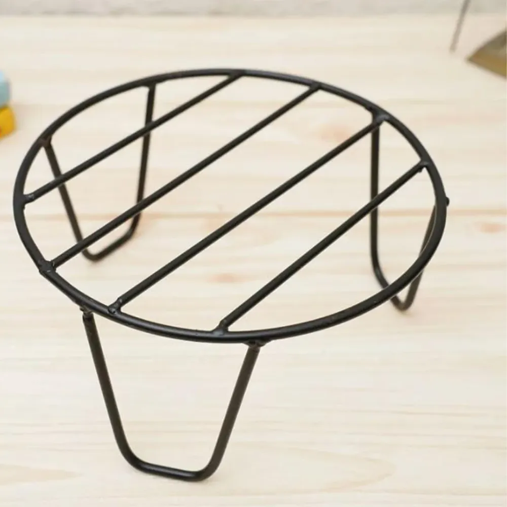 Round Metal Planter Pot Stand