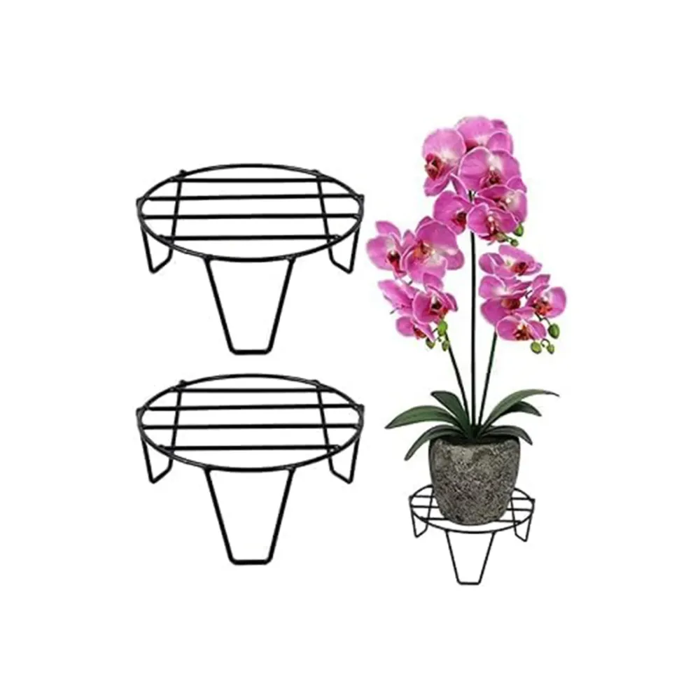 Round Metal Planter Pot Stand