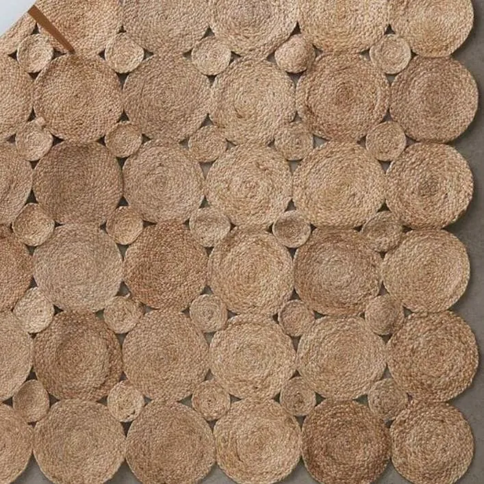 Round N Round Playful Designer Jute Rug XS (2*3ft)