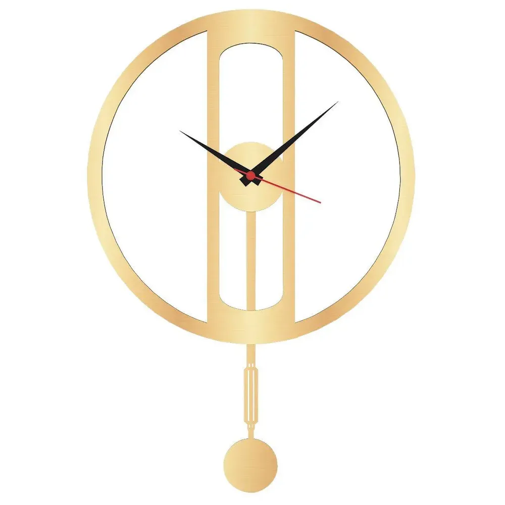 Round  Shape Big Pendulum Wall Clock