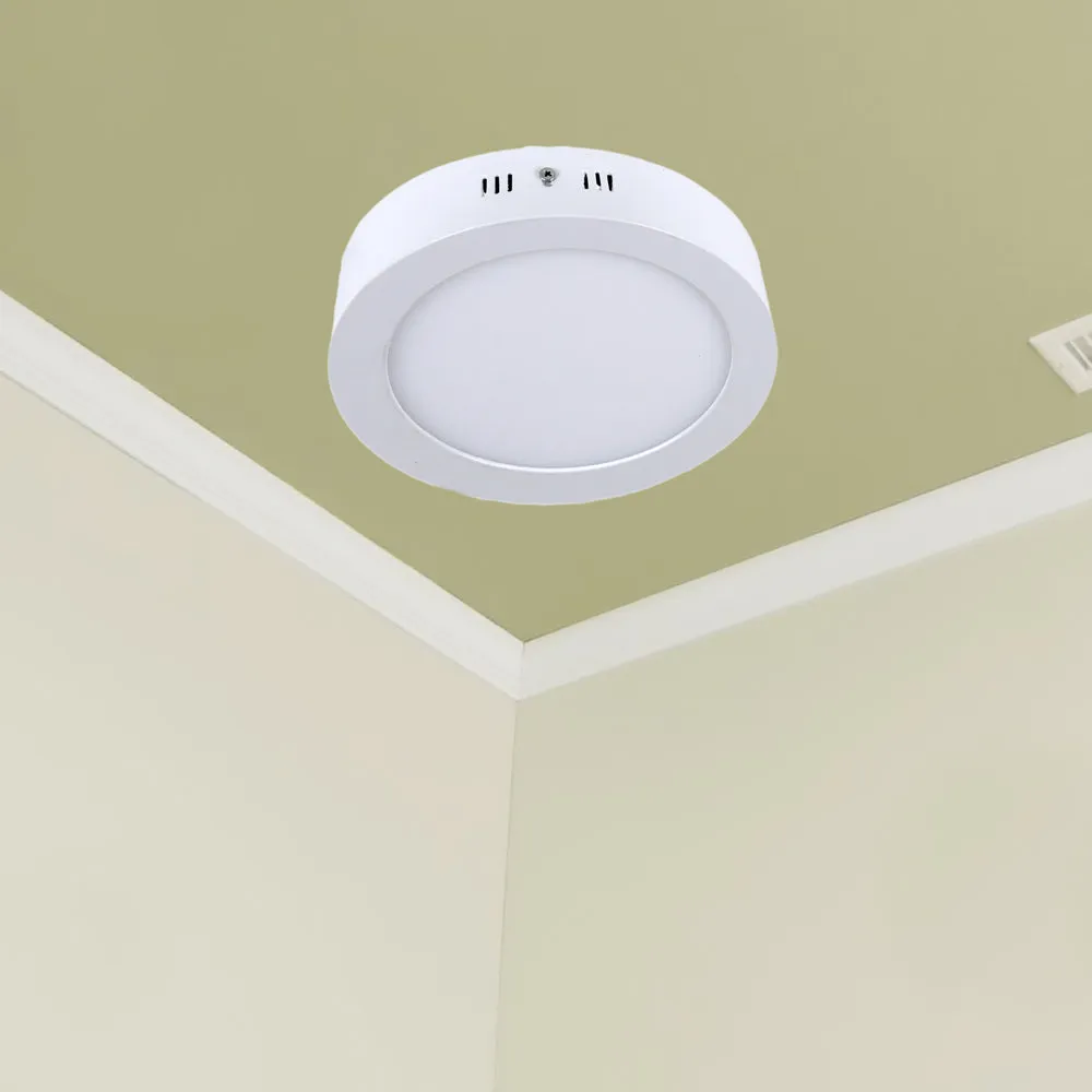 Round Surface Bright White 12W Penal Light