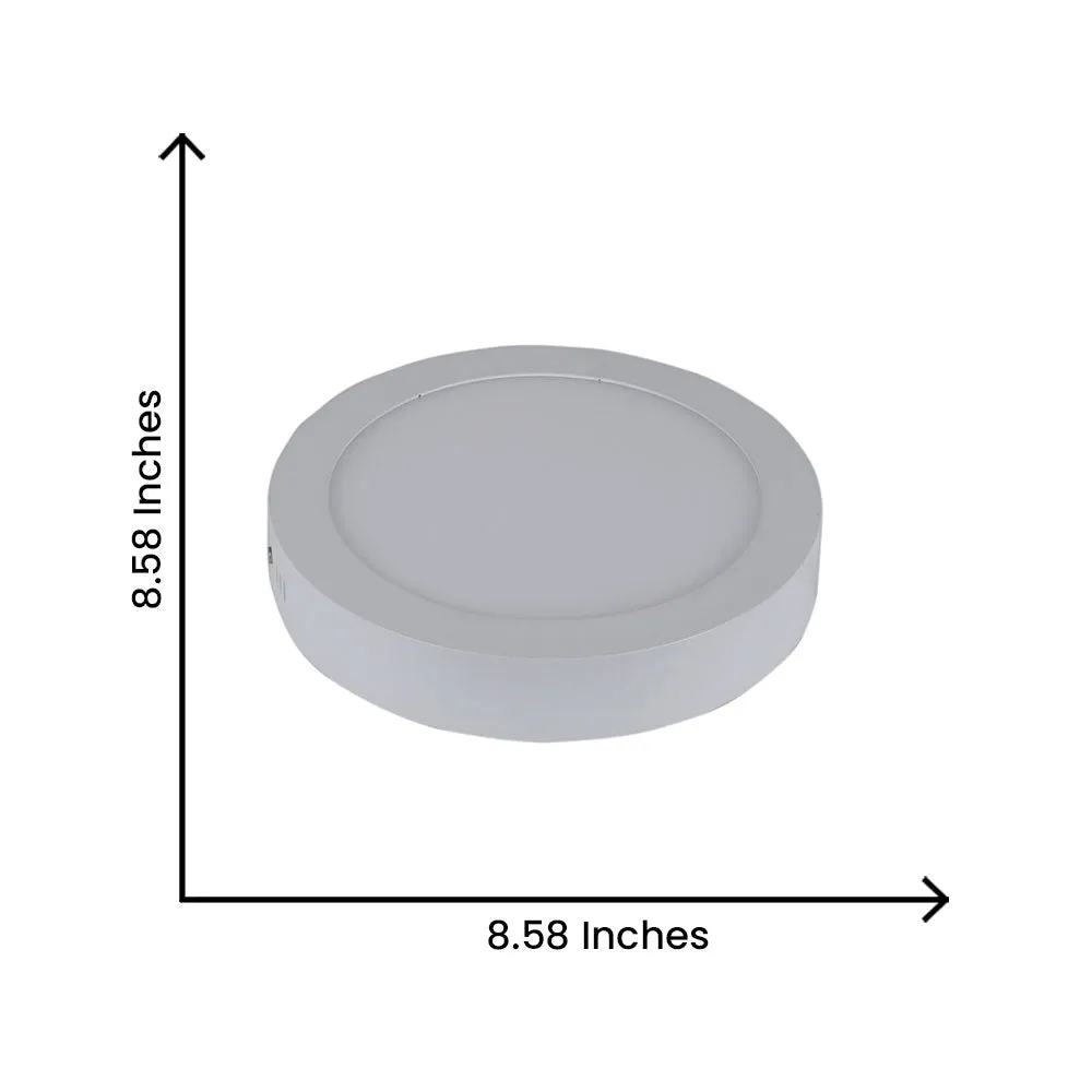 Round Surface Bright White 18W Penal Light