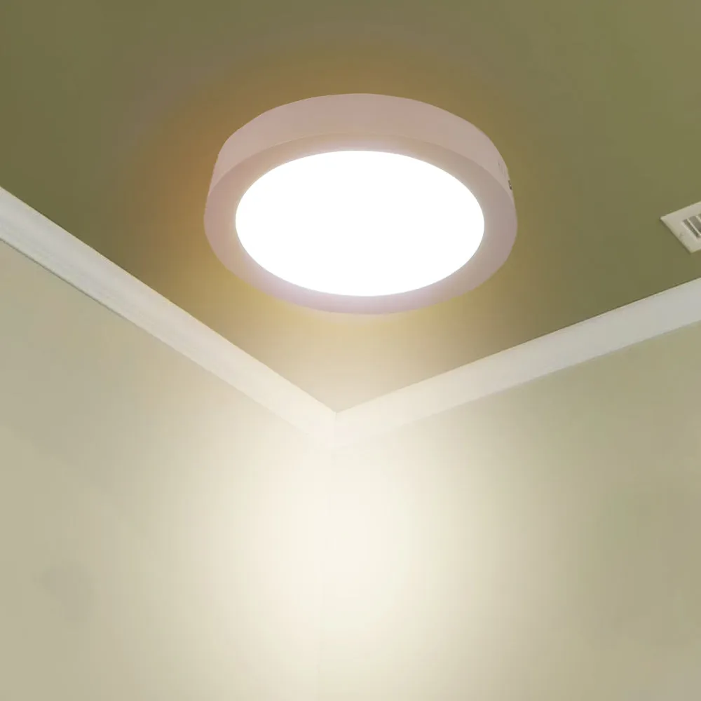 Round Surface Bright White 18W Penal Light