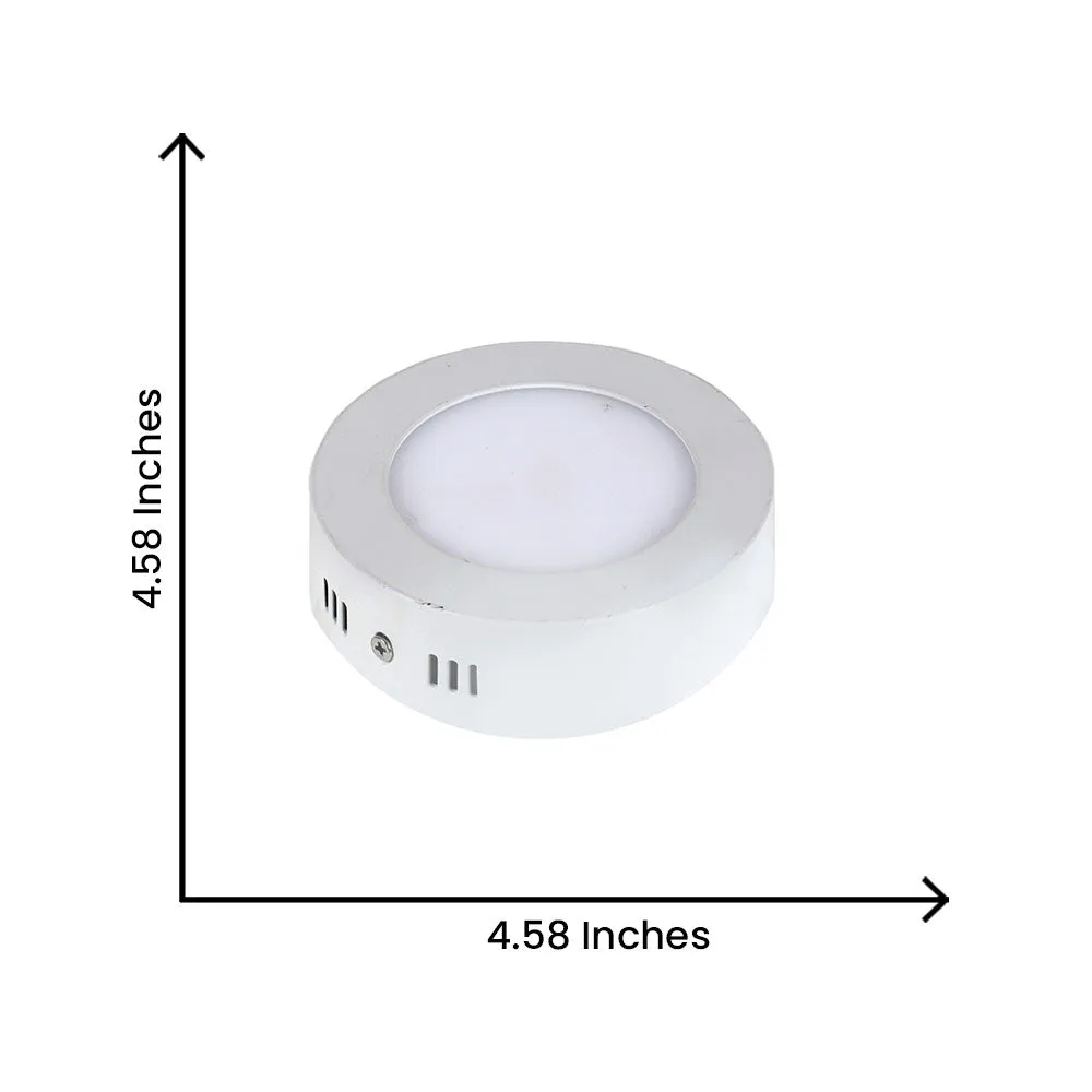 Round Surface Bright White 6W Penal Light