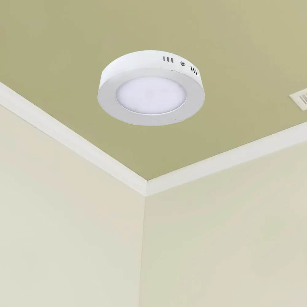 Round Surface Bright White 6W Penal Light