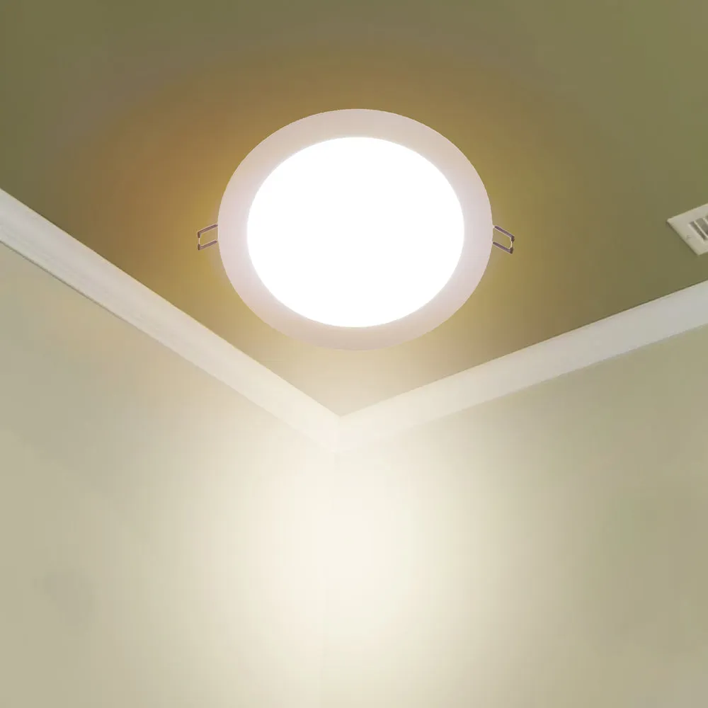 Round White Broad 18W Penal Light