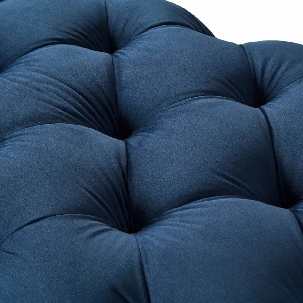 Royal Blue Resilient & Super Soft Luxurious Tufted Velvet Upholstered Bench