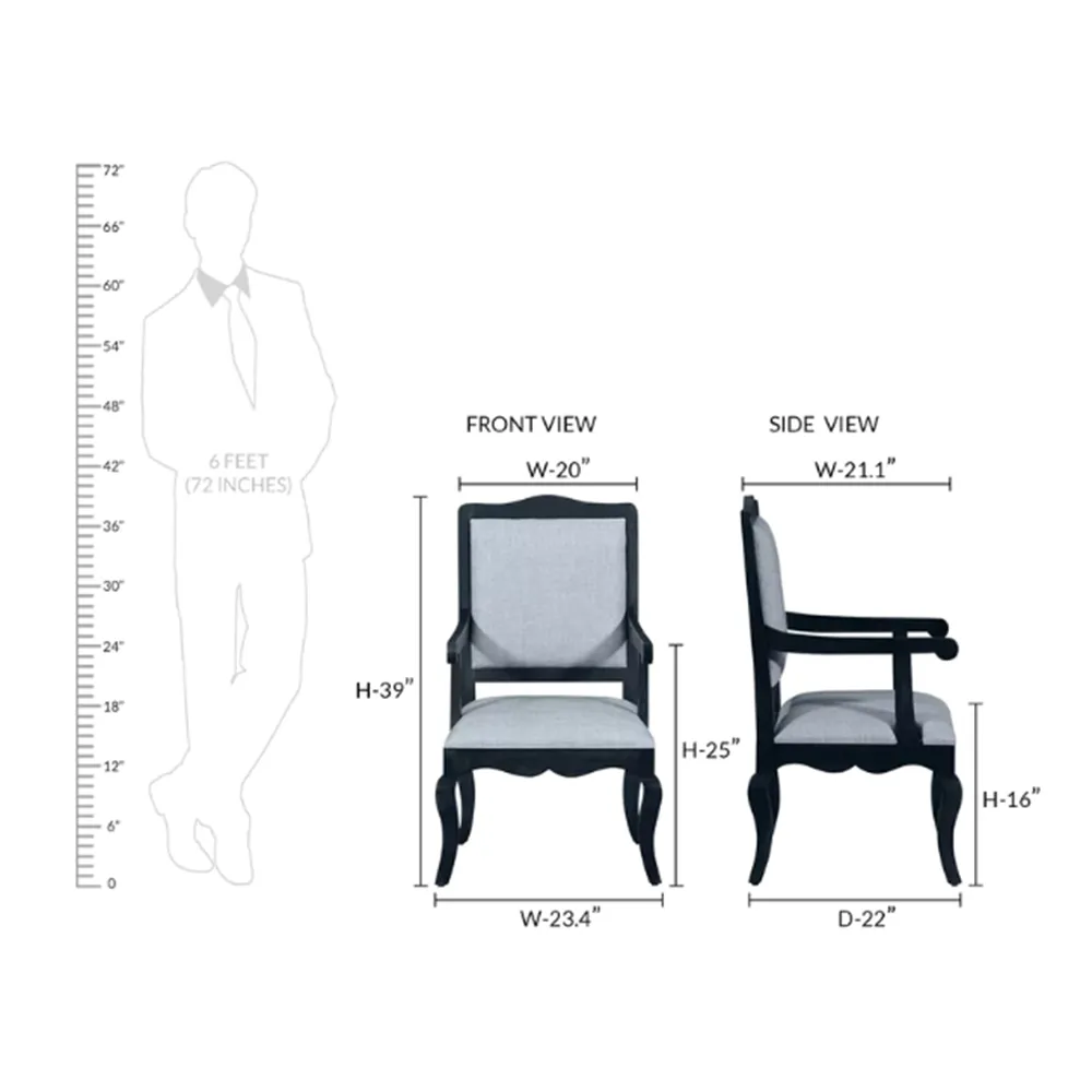 Royal Designer Aesthetic Teak Wood Arm Chair