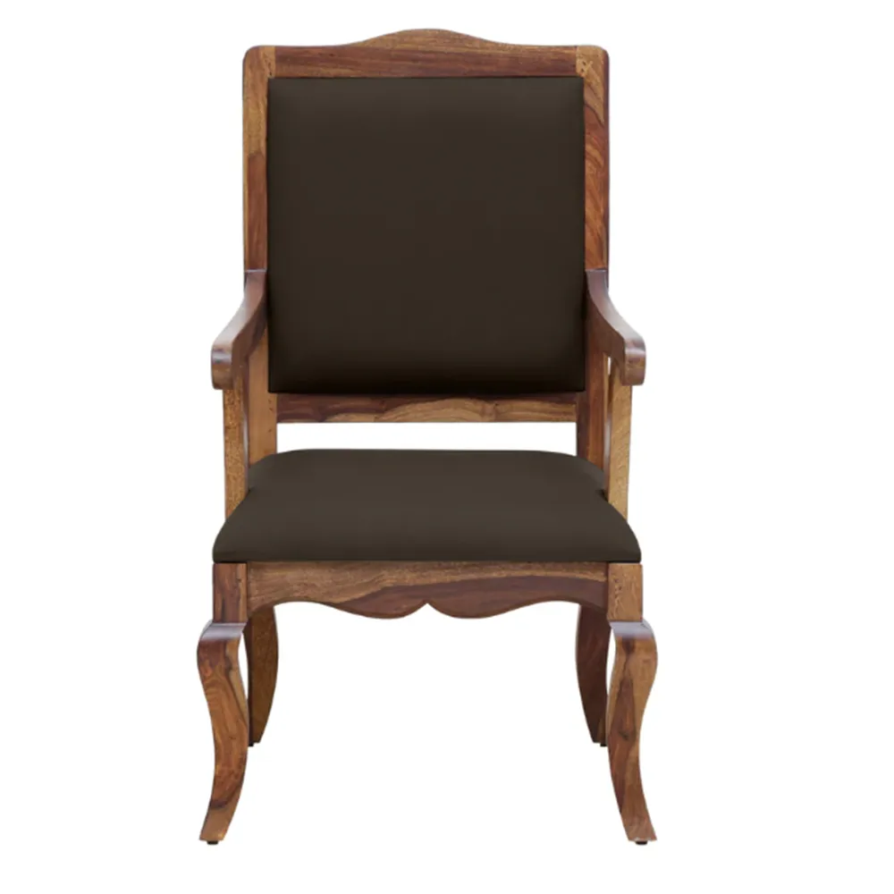 Royal Designer Aesthetic Teak Wood Arm Chair