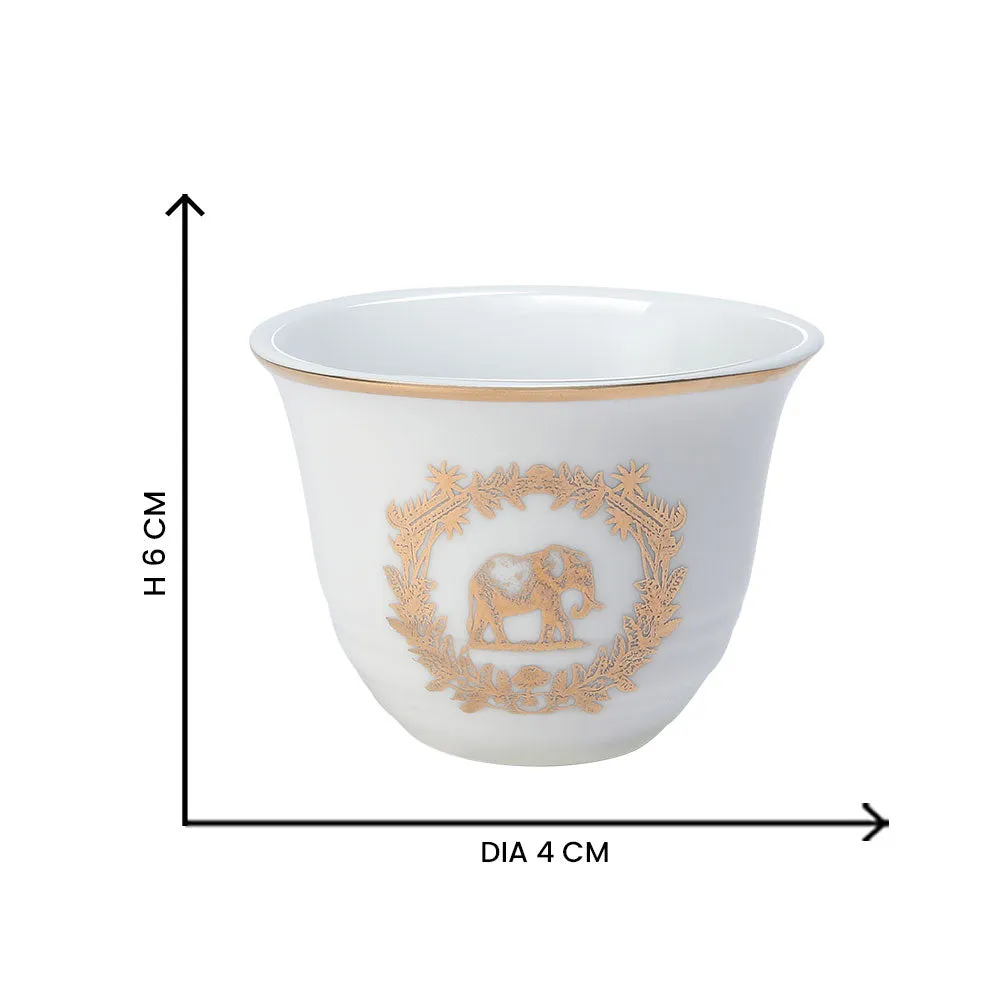 Royal Designer Kawa Tea Cups Set Of 6