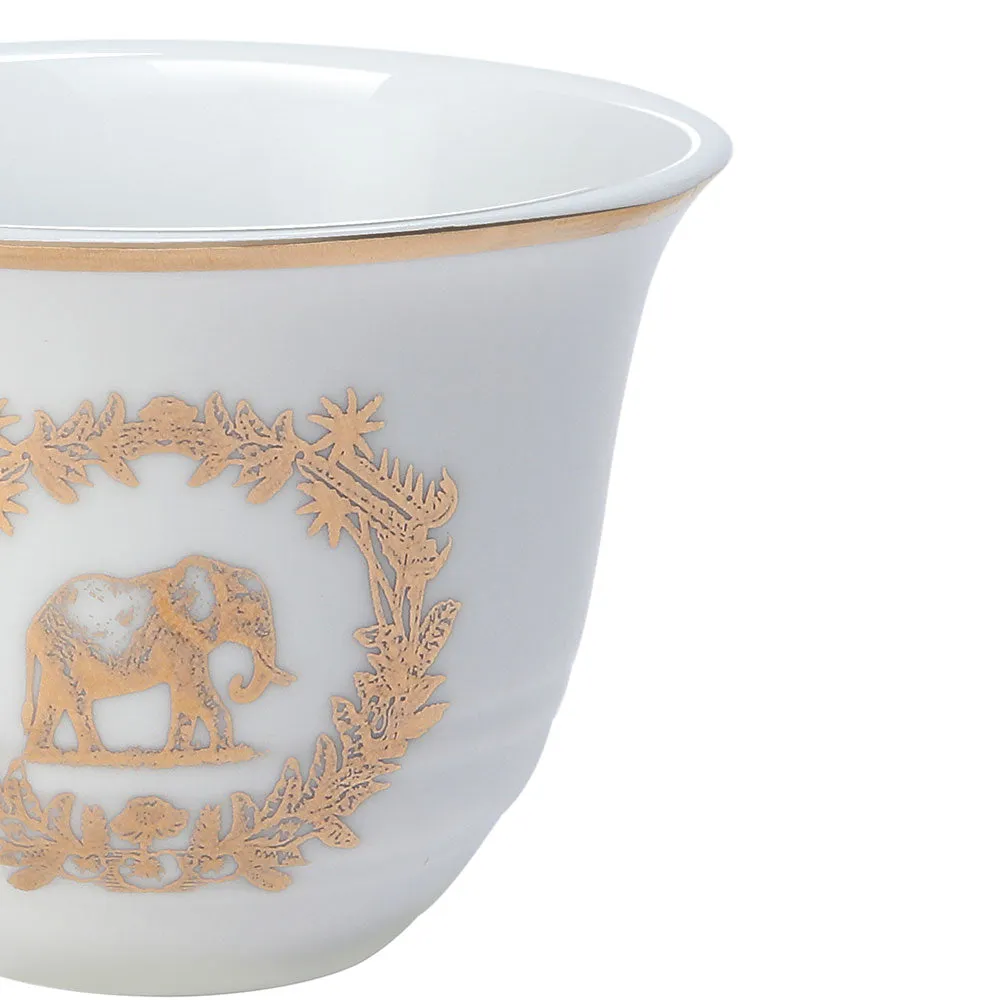 Royal Designer Kawa Tea Cups Set Of 6