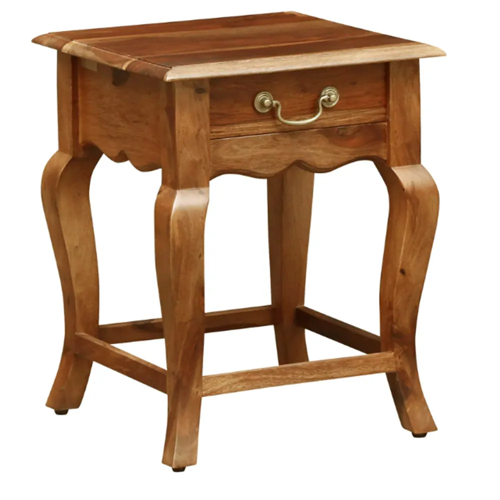 Royal Designer Sturdy Sheesham Wood Bedside Table