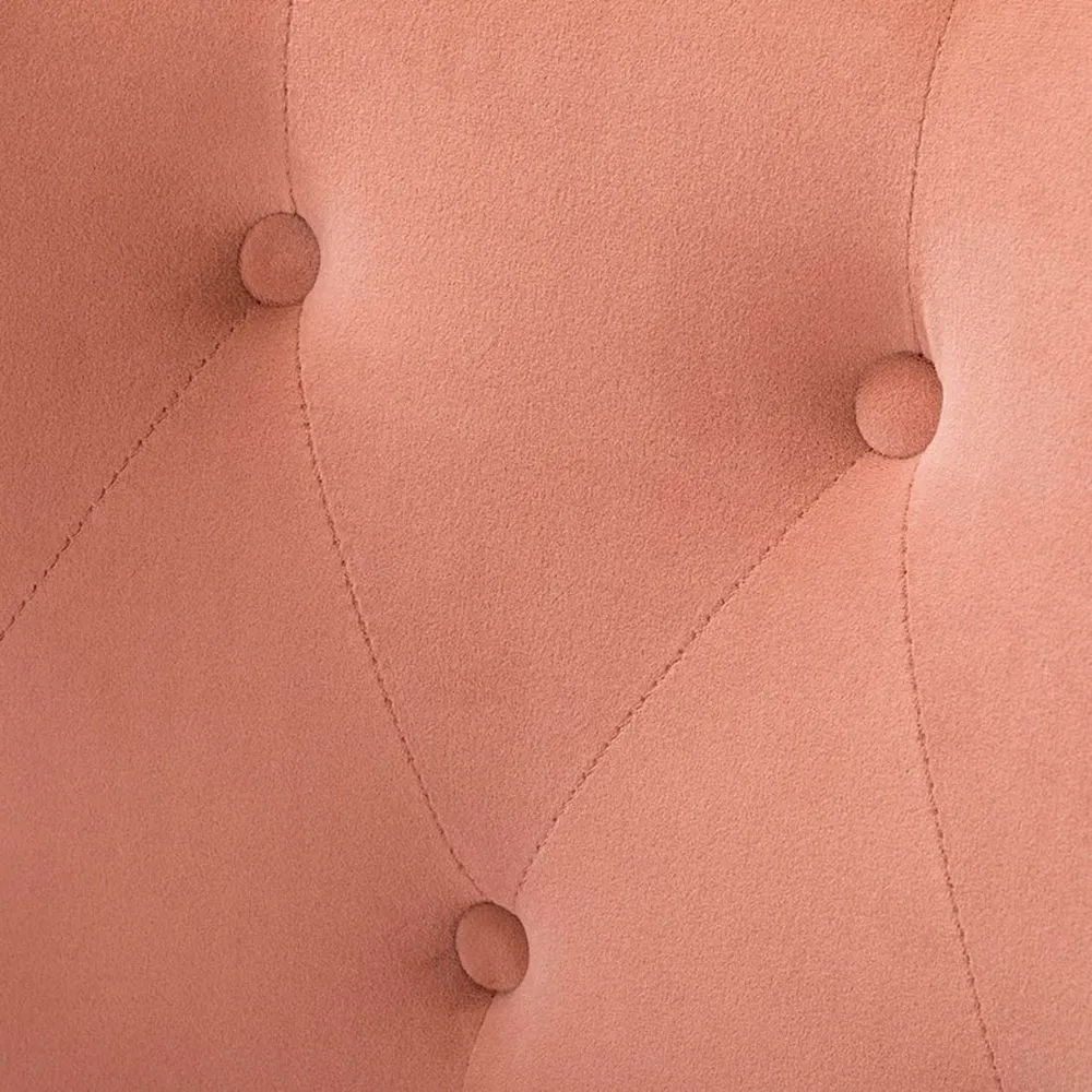 Royal Pink Tufted Velvet Lounge Chair Single chair