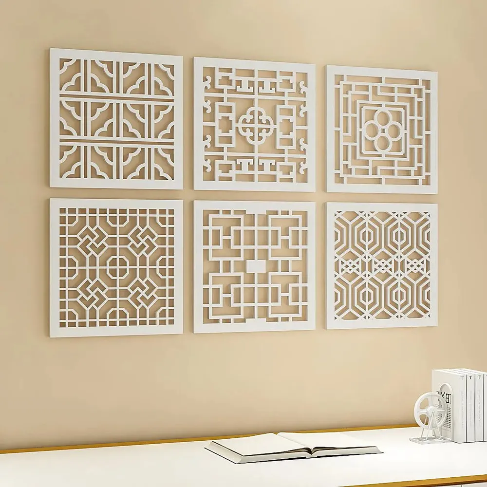 Royal Wooden Wall Art- Set of 6