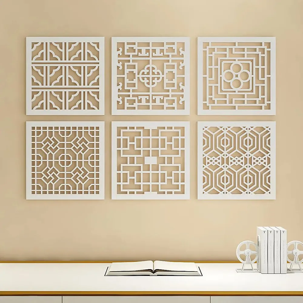 Royal Wooden Wall Art- Set of 6