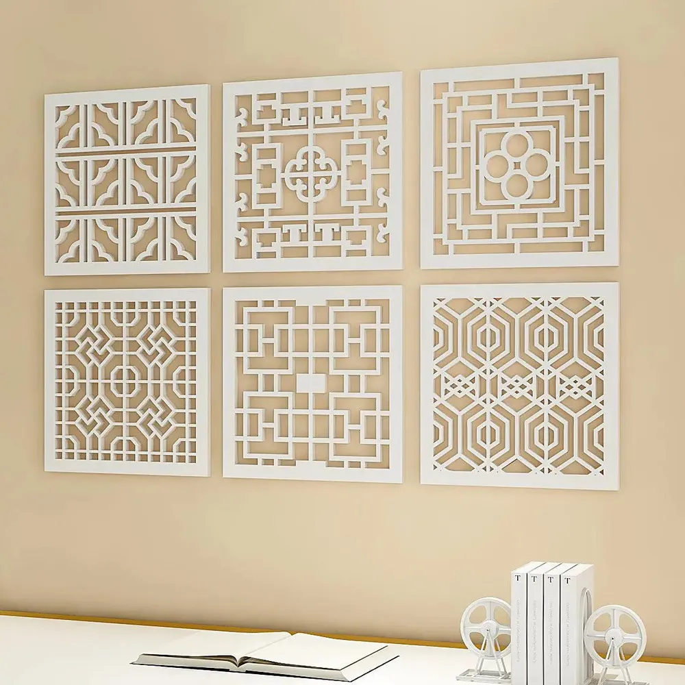 Royal Wooden Wall Art- Set of 6
