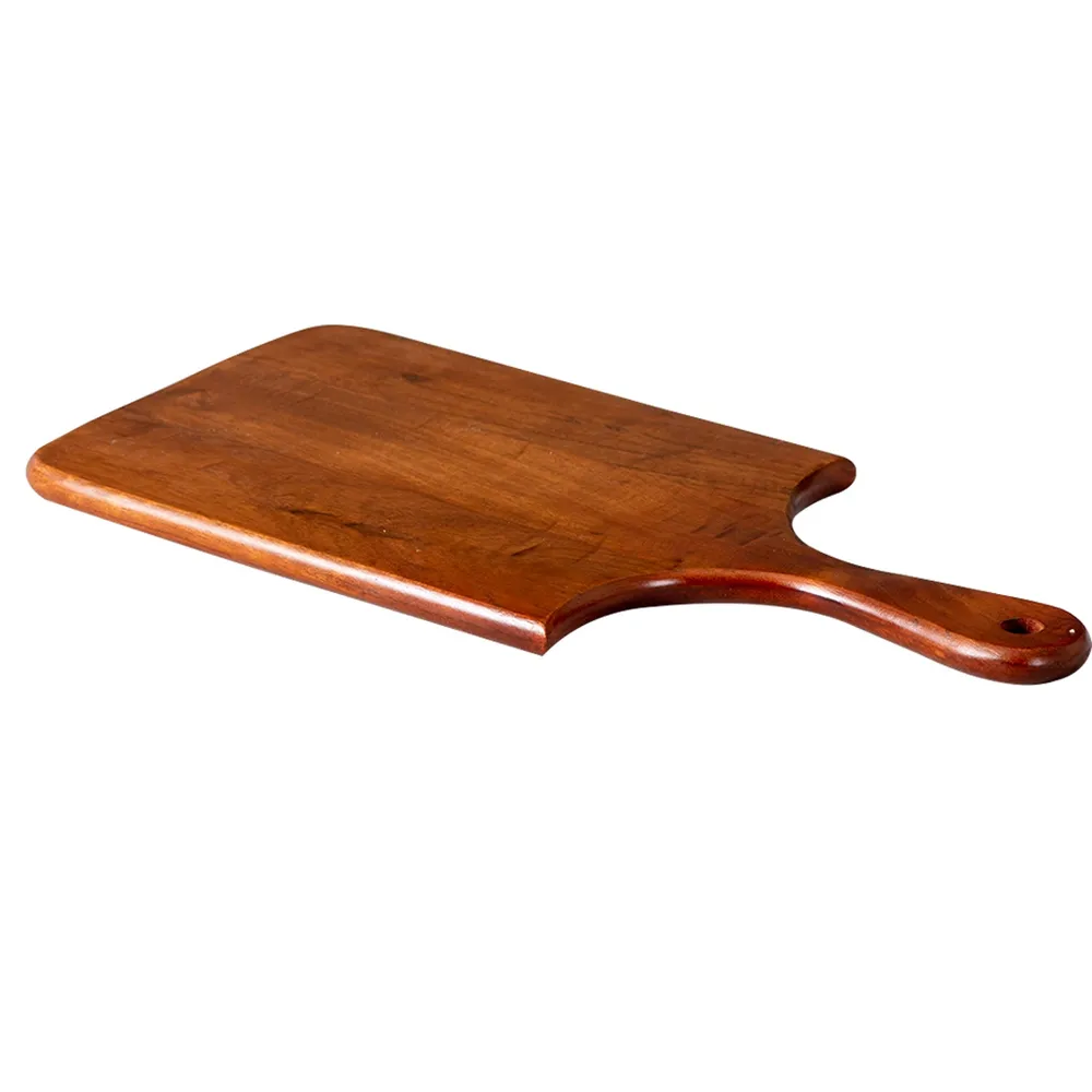 Rustic Brown Teak Wood Rectangular Serving Platter