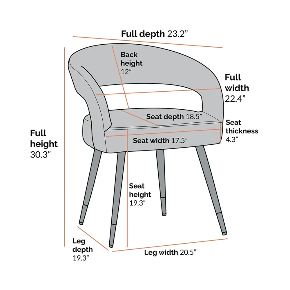 Creamy Wave Boucle Accent Chair Single