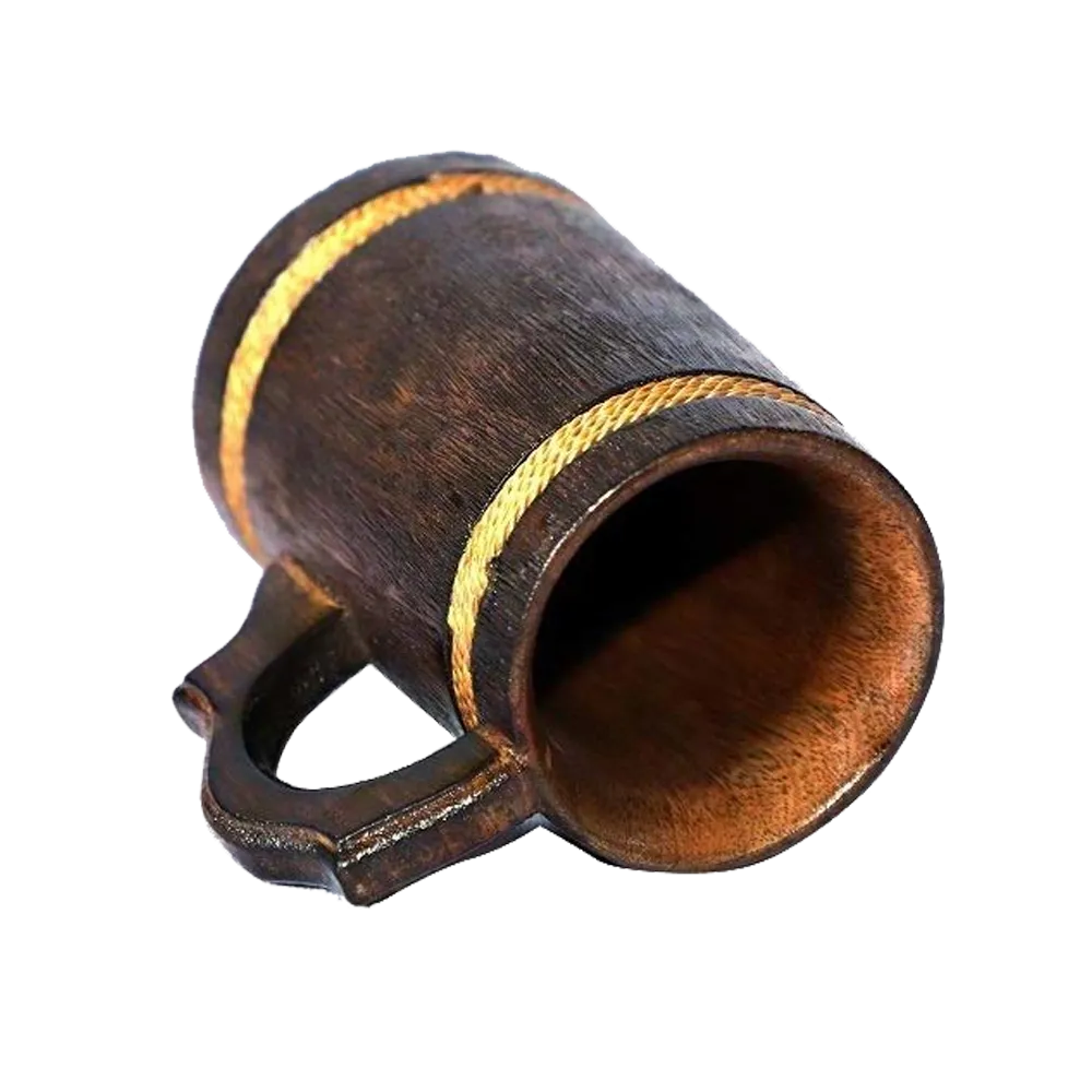 Rustic Minimalist Wooden Beer Mug
