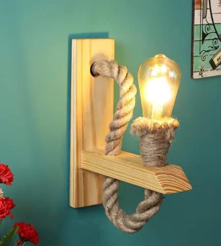 Rustic Touch High Quality Rope Wall Light Single piece