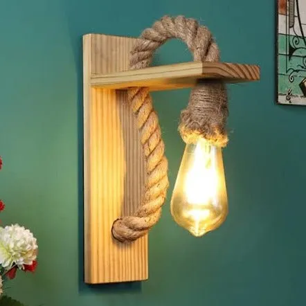 Rustic Touch High Quality Rope Wall Light Single piece