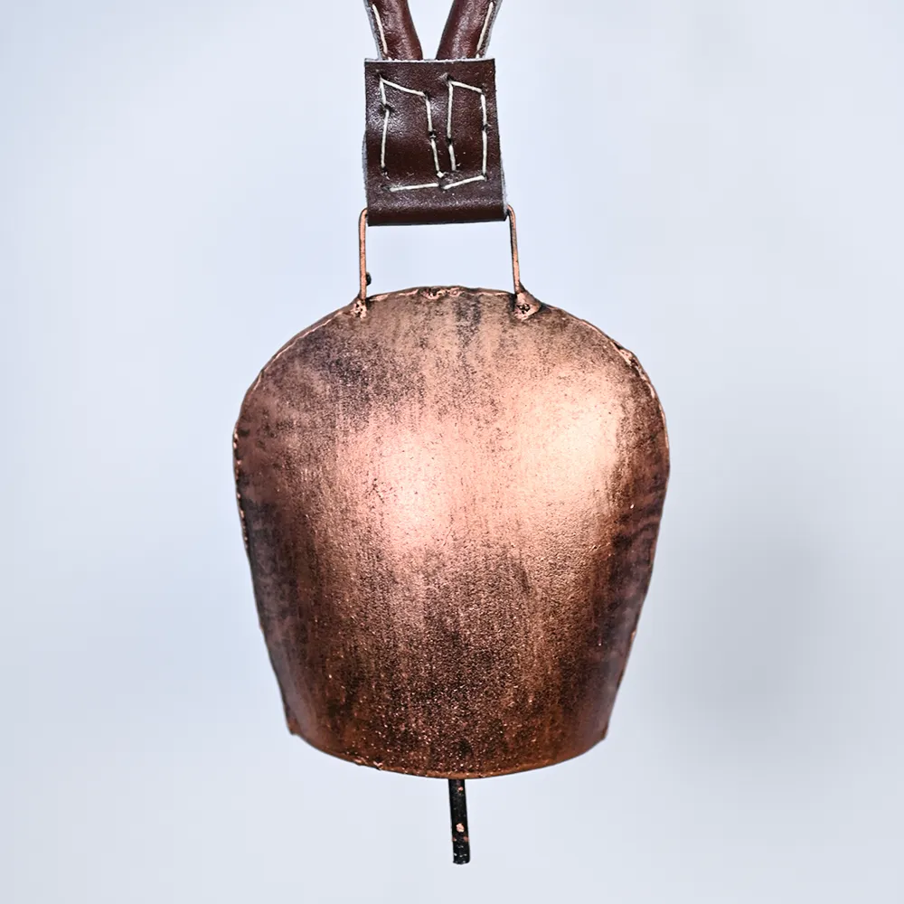 Rustic Vintage Handmade Hanging Garden Cow Bell Set Of 1