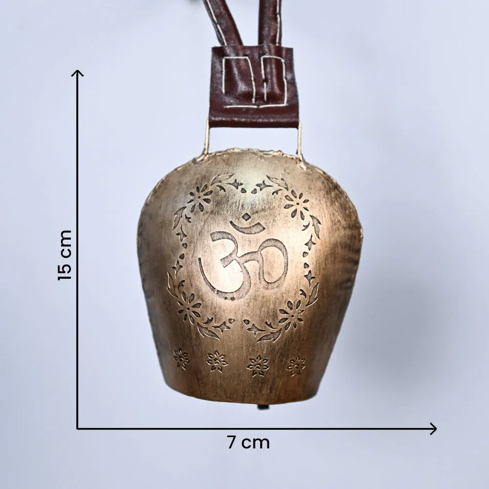 Rustic Vintage Handmade Hanging Garden Cow Bell Set Of 1