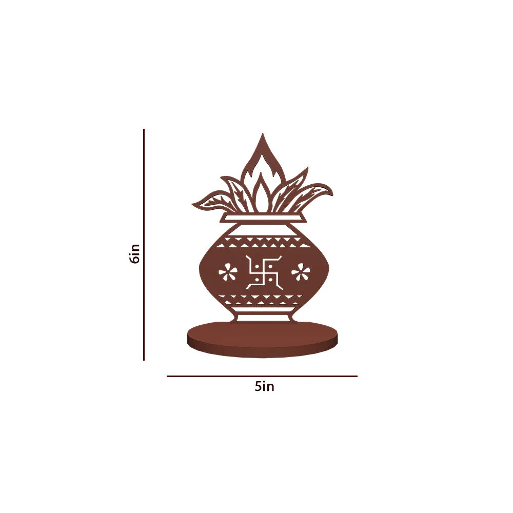 Sacred Water Vessel Shadow Tea Light Holder
