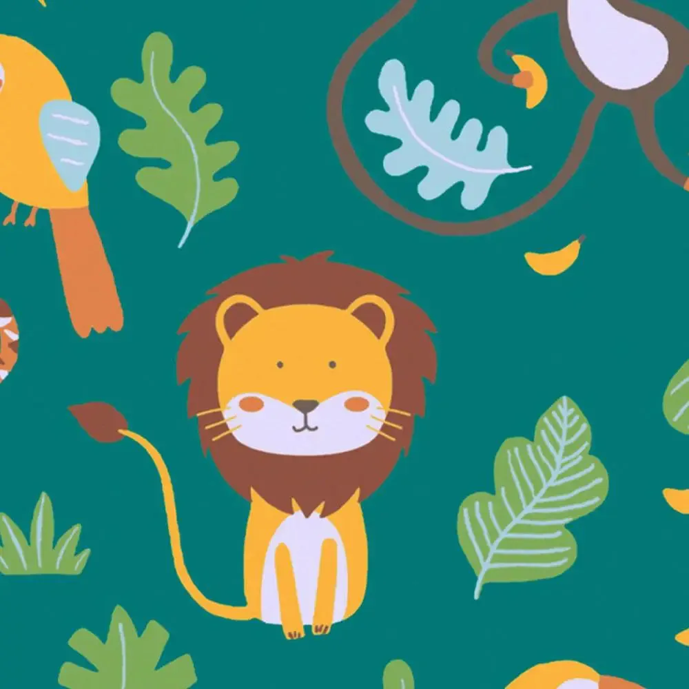Safari Funtime Kids Room Wallpaper