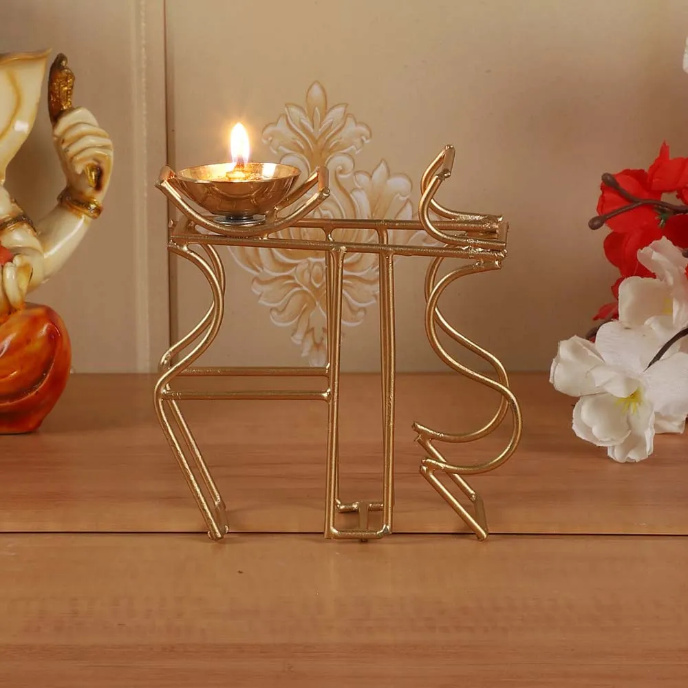 Sai Golden Crafted Diya