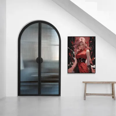 Sakura Haruno Naruto Uzumaki Anime Canvas Wall Painting