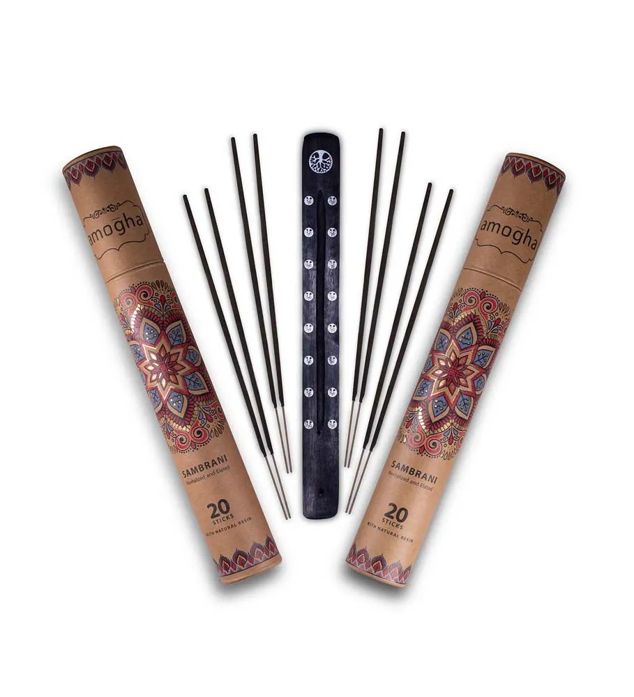Sambrani Scented Incense Sticks- Pack of 2 (Made of 100% Natural Ingredients)