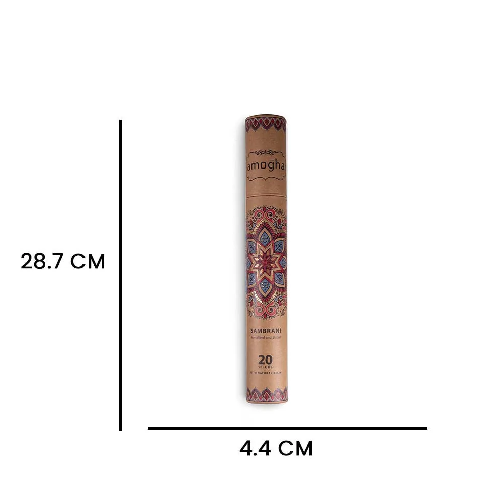 Sambrani Scented Incense Sticks- Pack of 2 (Made of 100% Natural Ingredients)