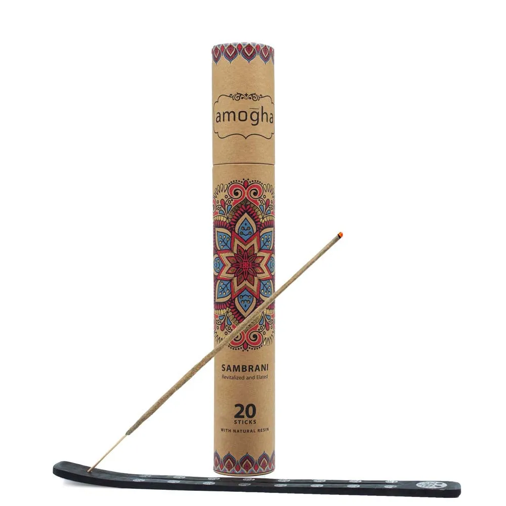 Sambrani Scented Incense Sticks- Pack of 2 (Made of 100% Natural Ingredients)