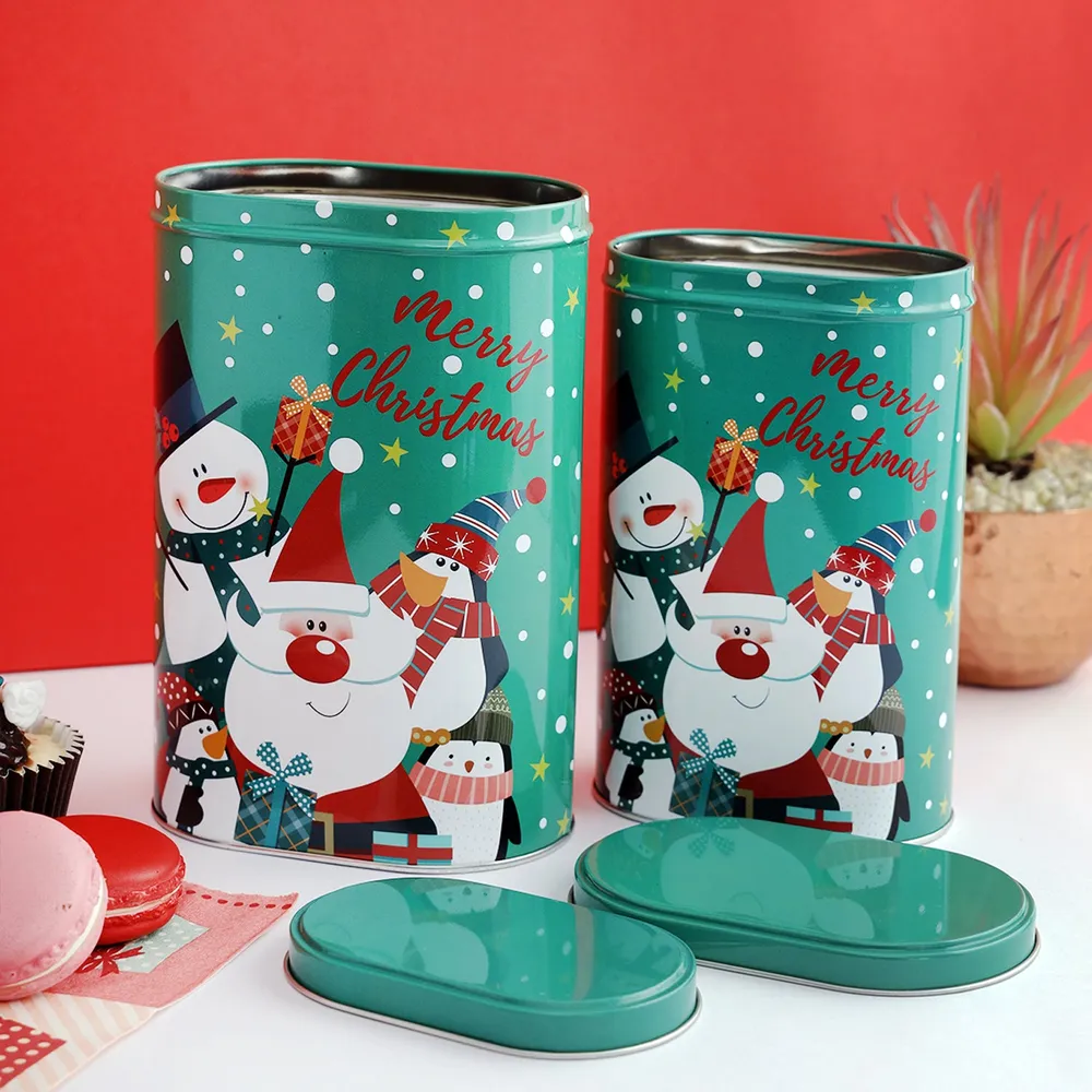 Santa & Friends Cute Storage Box Set Of 2