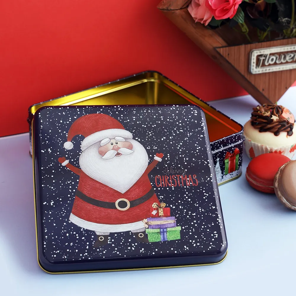 Santa In Snow Cute Gift Box