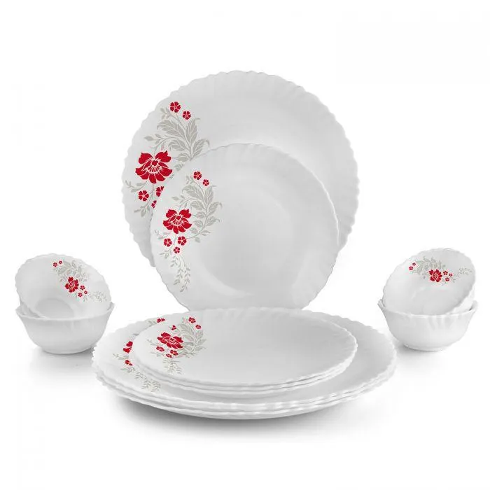 Scarlet Bliss Dinner Set of 29 Pieces