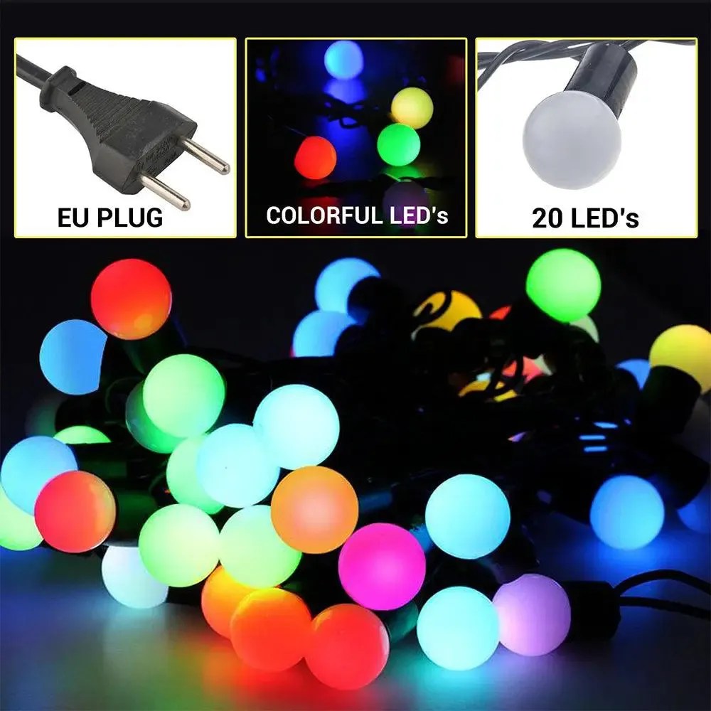 Scintillating Colorful Decorative Set Of 1 String Lights