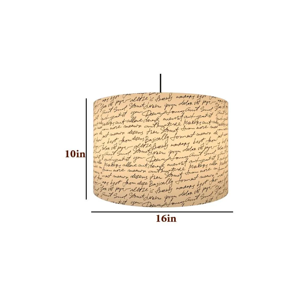 Scribbled Message Ceiling Lamp
