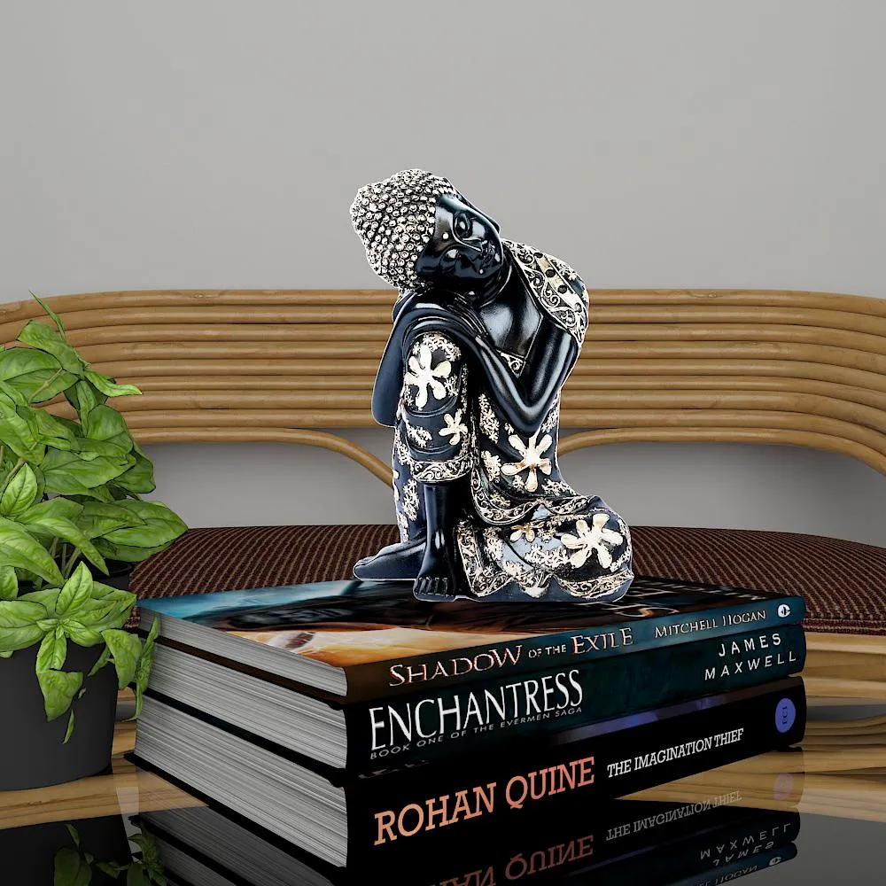 Serene Buddha Figurine Table Accent