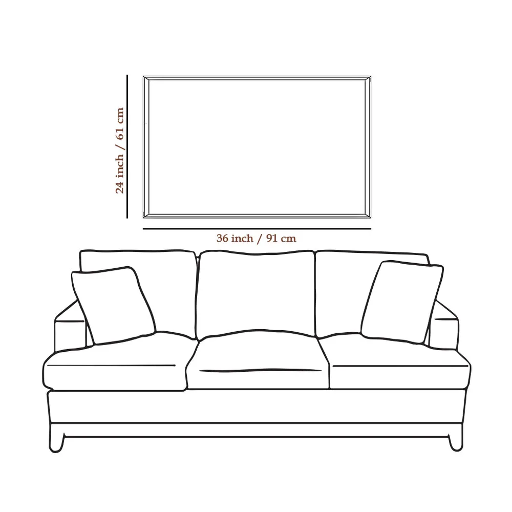 Serene Contemporary Wall Art Framed Wall Art With Floating Frame