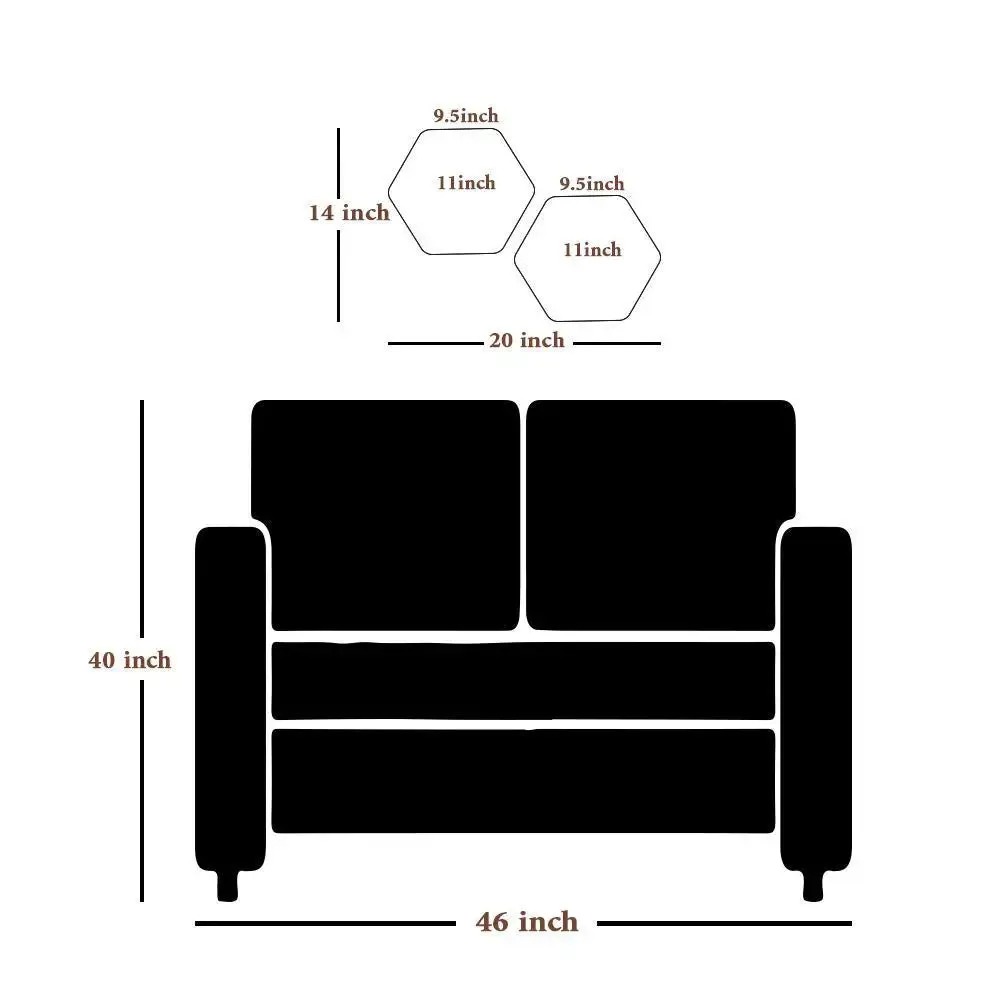 Set of 2 Beautiful Love Bird Hexagon Shape Canvas Wall Painting