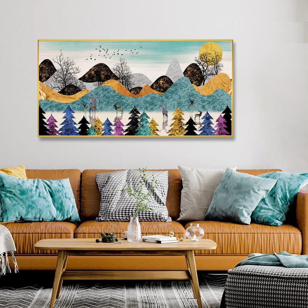 Shades Of Nature Framed Wall Art With Frame