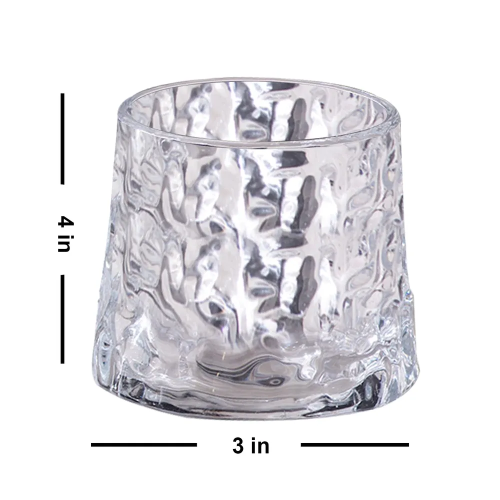 Sheer Decorative Scotch Glasses Set Of 6