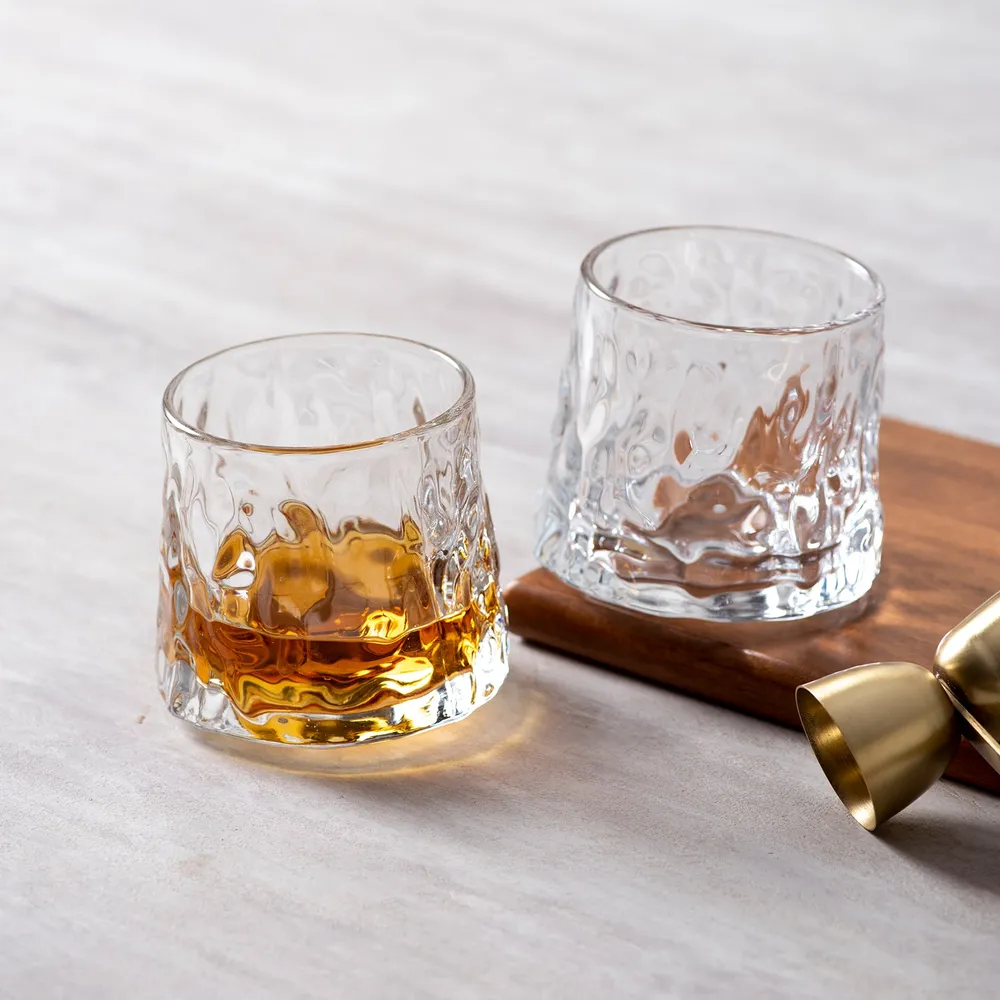 Sheer Decorative Scotch Glasses Set Of 6