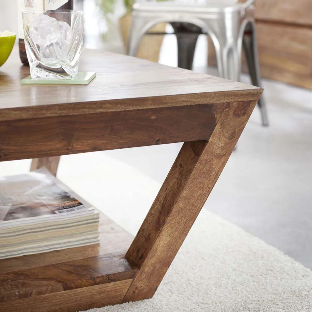 Sheesham Wood Contemporary Designer Center Table