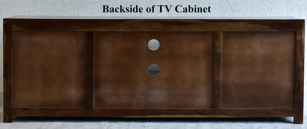 Sheesham Wood Dark Walnut TV Unit/ Multipurpose Cabinet